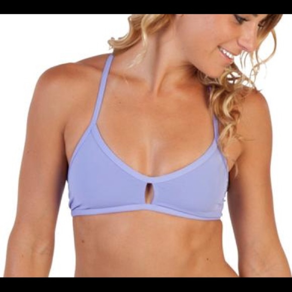 Jolyn Lavender Vent Top Bikini